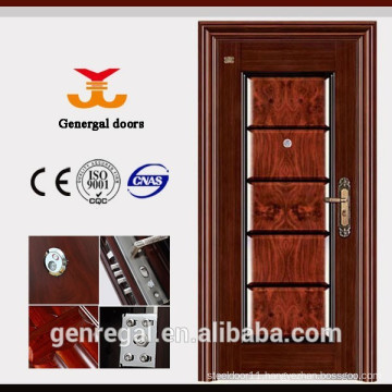 Modern Block Design panel Apartment Metal Door